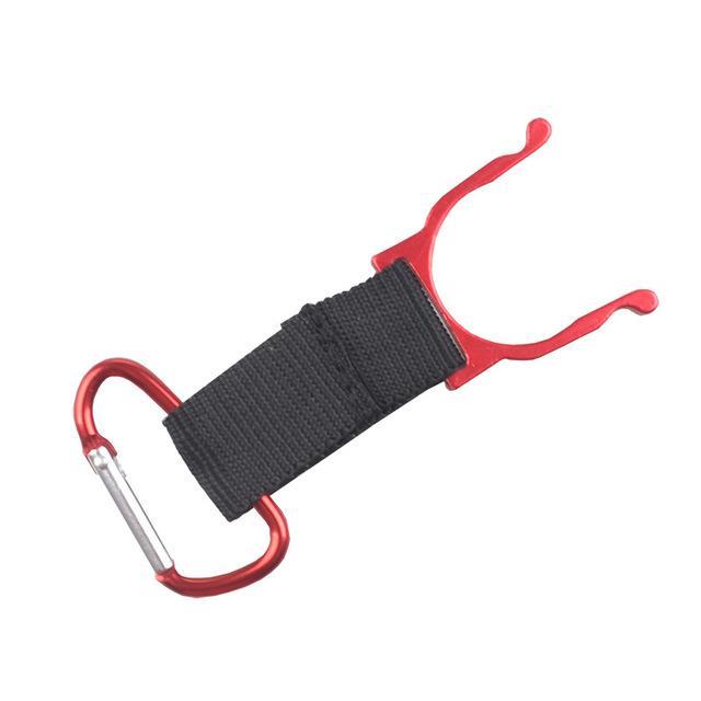 Hot Sell ! 1Pc Camping Carabiner Water Bottle Buckle Hook Holder Clip For-Charles Store-Red-Bargain Bait Box