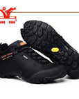 Hot Sell ! Hiking Boots Outdoor Sneakers Suede Mountain Male Black Climbing-XIANGGUAN Global Store-Black-6-Bargain Bait Box