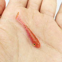 Hot Selling! Fishing Lure Soft 12Pcs/Lot 3.4Cm/0.4G Soft Baits 3D Eyes With-Dreamer Zhou'store-color A-Bargain Bait Box
