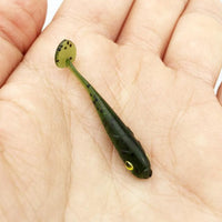 Hot Selling! Fishing Lure Soft 12Pcs/Lot 3.4Cm/0.4G Soft Baits 3D Eyes With-Dreamer Zhou'store-color F-Bargain Bait Box