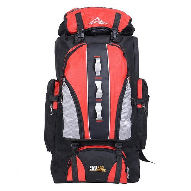 Hot Sports Backpack Male 90L+10L Outdoor Travelling Bag Unisex Hiking Backpack-Cazy Up Store-red-Bargain Bait Box