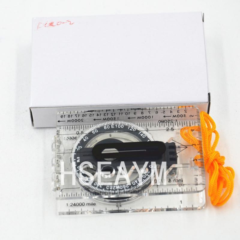 Hseaym Drawing Scale Compass Folding Map Ruler Survival Tool Buckle Car-Yiwu Shansai Outdoor Store-Bargain Bait Box