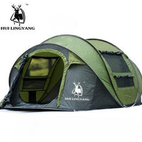 Huilingyang Huge Space 3-4 Person Automatic Speed Open Throwing Pop Up Windproof-Style of mine Fashion and Outdoor Products Co,. Ltd.-Green-Bargain Bait Box