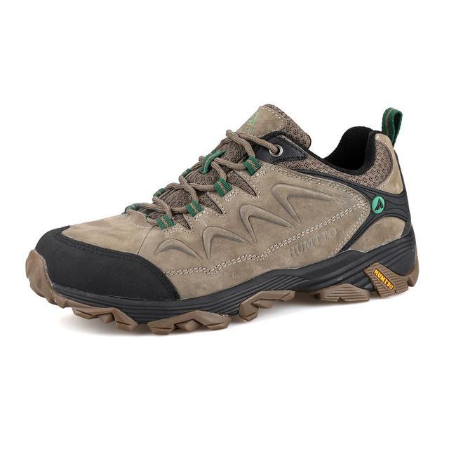 Humtto Men Hiking Shoes Non-Slip Wear-Resistant Climbing Shoes Autumn Winter-High-end physical education Store-Khaki-6.5-Bargain Bait Box