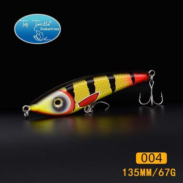 Hunter Jerk Bait Sinking Pencil Nice Fishing Lurelifelike Color Fishing Tackle-TOP TACKLE INDUSTRIES-135mm 004-Bargain Bait Box