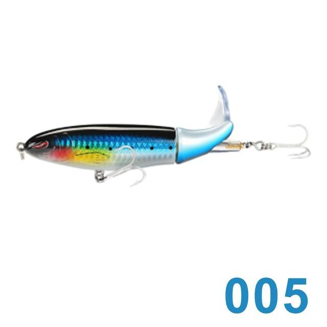Hunthouse Whopper Popper Hard Pencil Lure With Unique Rotatable Soft Tail 9Cm-Fishing Lures-hunt-house Store-005-90mm 13g-Bargain Bait Box