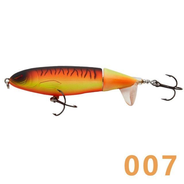 Hunthouse Whopper Popper Hard Pencil Lure With Unique Rotatable Soft Tail 9Cm-Fishing Lures-hunt-house Store-007-90mm 13g-Bargain Bait Box