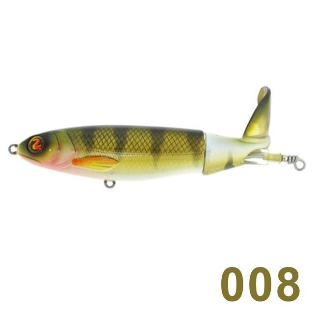 Hunthouse Whopper Popper Hard Pencil Lure With Unique Rotatable Soft Tail 9Cm-Fishing Lures-hunt-house Store-008-90mm 13g-Bargain Bait Box