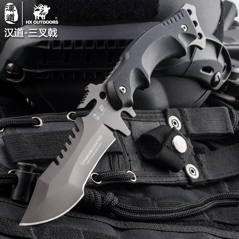 Hx Outdoors Army Survival Knife Outdoor Tools High Hardness Small Straight-FBIQQ Store-Bargain Bait Box