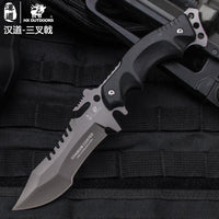 Hx Outdoors Army Survival Knife Outdoor Tools High Hardness Small Straight-FBIQQ Store-Bargain Bait Box