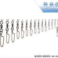 Hxy Pcs(100 50 20) Size(12 12 10 8 7 6 5 4 3 2 1 1/0 2/0 3/0 4/0) Rolling Swivel-Hu xin yi Official Store-4l0 20PCS-Bargain Bait Box