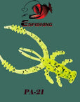 Ice Fishing Floating Shrimp Fishing Lure Soft Bait 10Pcs 4.5Cm/0.8G Esfishing-Esfishing-PA21-Bargain Bait Box