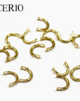 Icerio 100Pcs Spinner Clevises Easy Spin Brass Diy Fishing Lures Accessories-Split Rings-ICERIO Store-M 100PCS-Bargain Bait Box