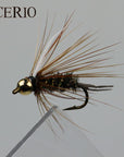 Icerio 8Pcs Copper John Bead Head Prince Nymph Flies Trout Fly Fishing Bait 