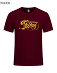 I'D Rather Be Fishinger Funny Printed T-Shirts Men Casual Short Sleeve Cotton-Shirts-Bargain Bait Box-Wine-S-Bargain Bait Box
