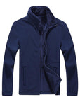 Iemuh Brand Xl-8Xl Men Fleece Jacket Camping Hiking Jackets Full-Zip Men'S-Winterfell-Black-L-Bargain Bait Box