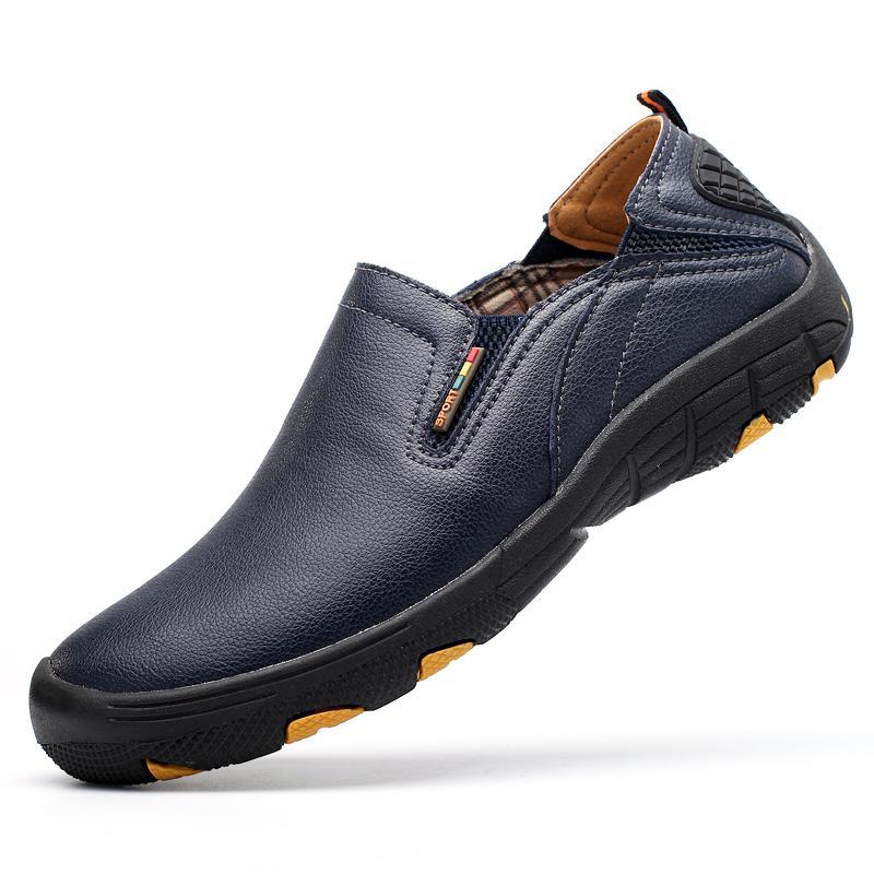 Ifrich Mens Outdoor Footwear Slip On Men S Hiking Shoes Spring Summer Men&#39;S-SevenDay Store-black-5.5-Bargain Bait Box