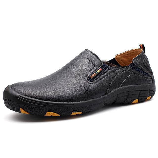 Ifrich Mens Outdoor Footwear Slip On Men S Hiking Shoes Spring Summer Men&#39;S-SevenDay Store-black-5.5-Bargain Bait Box