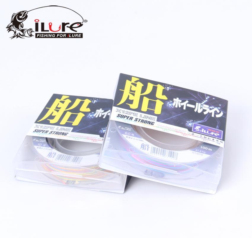 Ilure 12 Braided 100M Pe Multicolor Fishing Line Carp Fishing Rope Wire Super-ilure Official Store-4.0-Bargain Bait Box