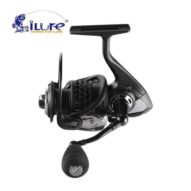 Ilure Brand Fishing Reel 5.2:1 7Bb Super Light Weight Max Drag 20 Kg Carp-Spinning Reels-ilure Official Store-Black-1000 Series-Bargain Bait Box