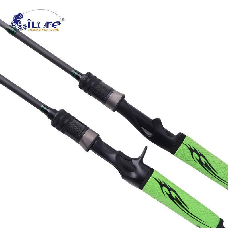 Ilure Brands Bait Fishing Rod 1.98 Mt 4 Sections M Power Carbon Spinning-Spinning Rods-iLures Fishing Tackle Store-White-Bargain Bait Box