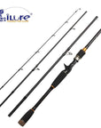 Ilure Fishing Lure Rod 4 Section Carbon Spinning Fishing Rod Travel Rod-Spinning Rods-ilure Official Store-White-2.1 m-Bargain Bait Box