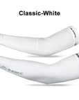 Inbike 2Pcs/Set Ciclismo Cycling Arm Sleeves Sun Uv Protection Bike Bicycle-All-inbike-White Classic-S-Bargain Bait Box