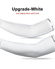 Inbike 2Pcs/Set Ciclismo Cycling Arm Sleeves Sun Uv Protection Bike Bicycle-All-inbike-White Upgrade-S-Bargain Bait Box