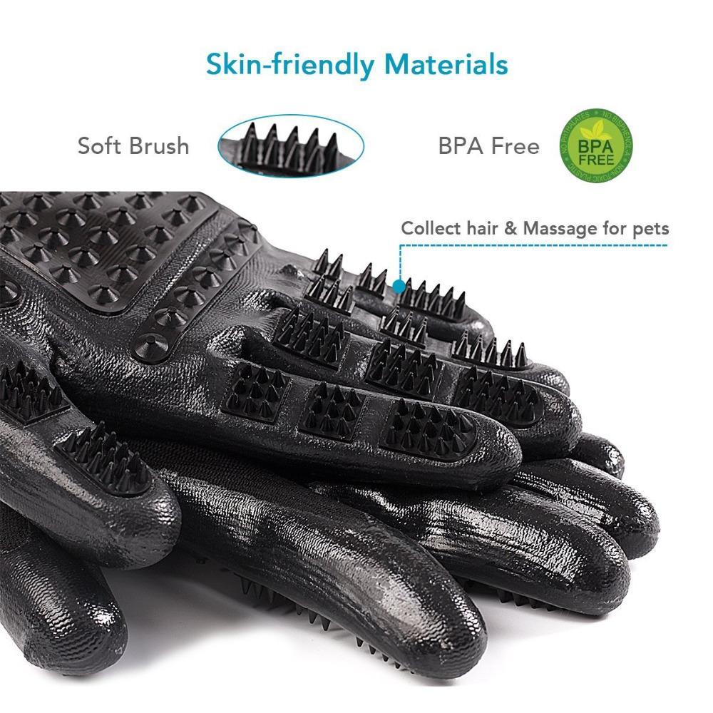 Ir Of Pet Grooming Deshedding Glove Brush Pet Hair Remover And Massgae Tool-Tactical Priorplus Store-Bargain Bait Box