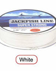 Jackfish 100M 4 Strand Pe Braided Fishing Line With Gift 10-80Lb Pe Fishing Line-JACKFISH Official Store-White-0.6-Bargain Bait Box