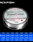 Jackfish 100M Fluorocarbon Fishing Line 5-30Lb Super Strong Brand Leader Line-JACKFISH Official Store-1.0-Bargain Bait Box