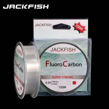 Jackfish 100M Fluorocarbon Fishing Line 5-30Lb Super Strong Brand Leader Line-JACKFISH Official Store-1.0-Bargain Bait Box