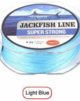 Jackfish 300M 8 Strand Super Strong Pe Braided Fishing Line 10-80Lb-JACKFISH Official Store-Sky Blue-0.6-Bargain Bait Box