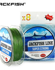Jackfish 300M 8 Strand Super Strong Pe Braided Fishing Line 10-80Lb-JACKFISH Official Store-White-0.6-Bargain Bait Box
