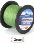 Jackfish 500M 8 Strand Smoother Pe Braided Fishing Line 10-80Lb Multifilament-JACKFISH Official Store-Green-0.6-Bargain Bait Box