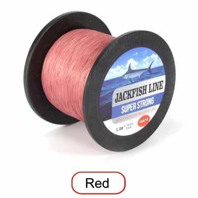Jackfish 500M 8 Strand Smoother Pe Braided Fishing Line 10-80Lb Multifilament-JACKFISH Official Store-Red-0.6-Bargain Bait Box