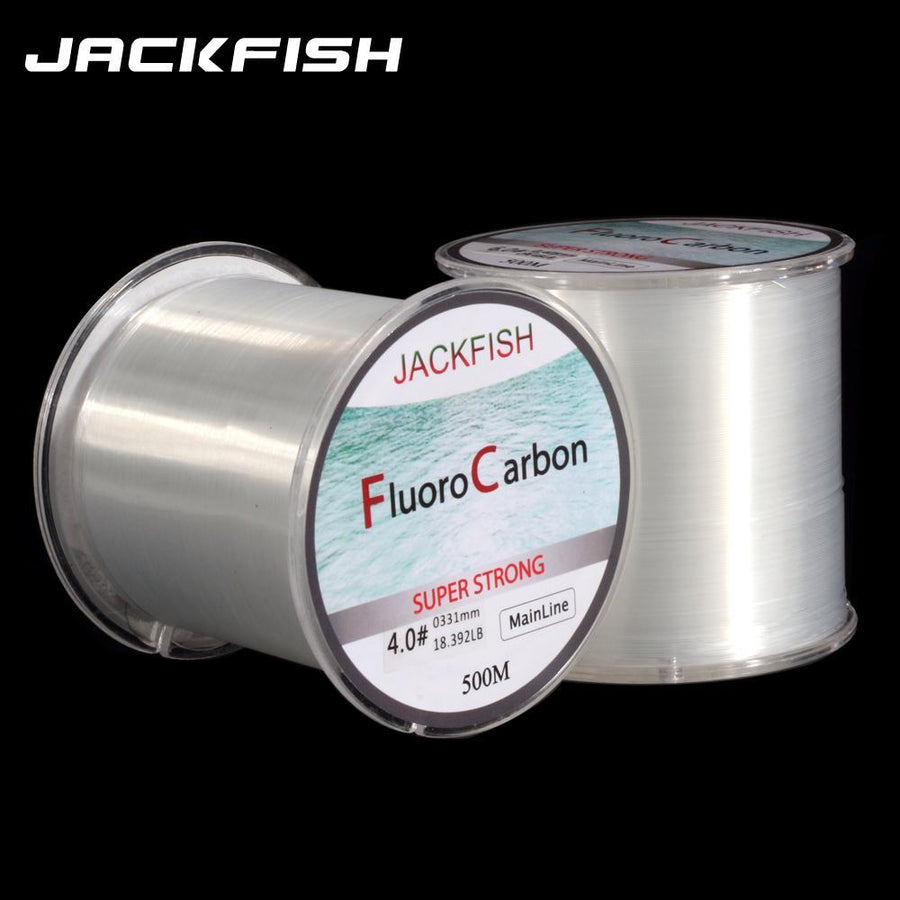 Jackfish 500M Fluorocarbon Fishing Line 5-30Lb Super Strong Brand Main –  Bargain Bait Box