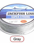 Jackfish 8 Strand 100M Pe Braided Fishing Line Super Strong Fishing Line With-JACKFISH Official Store-Dark Grey-2.0-Bargain Bait Box