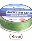 Jackfish 8 Strand 100M Pe Braided Fishing Line Super Strong Fishing Line With-JACKFISH Official Store-Green-2.0-Bargain Bait Box