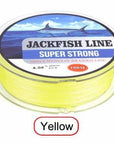 Jackfish 8 Strand 100M Pe Braided Fishing Line Super Strong Fishing Line With-JACKFISH Official Store-Yellow-2.0-Bargain Bait Box