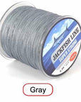 Jackfish 8 Strand 300M Smoother Pe Braided Fishing Line With Box 10-60Lb-JACKFISH Official Store-Dark Grey-0.6-Bargain Bait Box