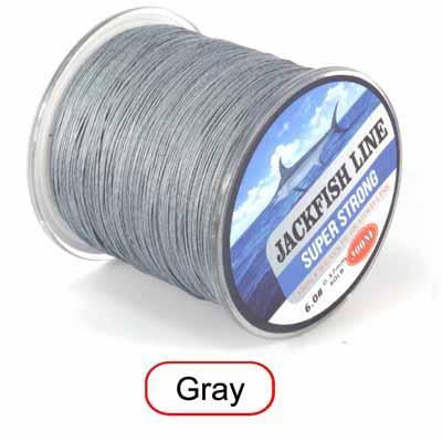 Jackfish 8 Strand 300M Smoother Pe Braided Fishing Line With Box 10-60Lb-JACKFISH Official Store-Dark Grey-0.6-Bargain Bait Box