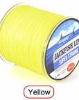 Jackfish 8 Strand 300M Smoother Pe Braided Fishing Line With Box 10-60Lb-JACKFISH Official Store-Yellow-0.6-Bargain Bait Box