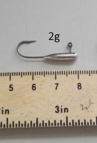 Japan Jigs 1G 2G 3G Jig Head Professional Small Soft Lure Bait Texas Rig Fishing-Even Sports-2g 8 Pieces-Bargain Bait Box