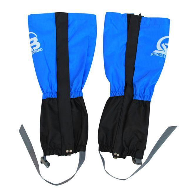 Jeebel 1Pair Gaiters Waterproof Outdoor Hiking Walking Climbing Hunting Snow-Jeebel Camp 001 Store-blue-Bargain Bait Box