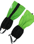 Jeebel 1Pair Gaiters Waterproof Outdoor Hiking Walking Climbing Hunting Snow-Jeebel Camp 001 Store-green-Bargain Bait Box