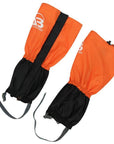 Jeebel 1Pair Gaiters Waterproof Outdoor Hiking Walking Climbing Hunting Snow-Jeebel Camp 001 Store-orange-Bargain Bait Box