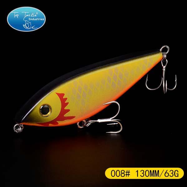 Jerk Bait Sinking Pencil Sinking Fishing Lure Fishing Tackle Atificial Bait-TOP TACKLE INDUSTRIES-130mm 63g 008-Bargain Bait Box