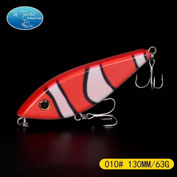 Jerk Bait Sinking Pencil Sinking Fishing Lure Fishing Tackle Atificial Bait-TOP TACKLE INDUSTRIES-130mm 63g 010-Bargain Bait Box