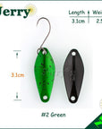 Jerry 1Pc 2.5G 3.5G 4.5G Mini Fishing Spoon Trout Lures Fluttering Spoons-Jerry Fishing Tackle-2.5g gold-Bargain Bait Box